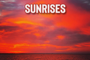 Sunrise photography and words