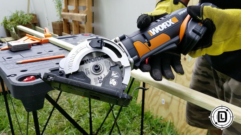 Holding Worxsaw