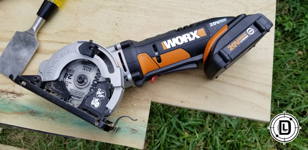 Worxsaw after cut