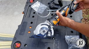 Adding Worxsaw Battery